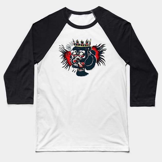 Conor McGregor Gorilla Tattoo Baseball T-Shirt by SavageRootsMMA